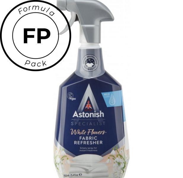 Нейтралізатор для текстилю, килимів та одягу Astonish Specialist Fabric Refresher White Flowers 750мл 5060060211117 фото