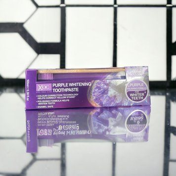Зубна паста та щітка Xpel Purple Whetening Toothpaste 100мл 5060120177292 фото