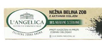 Зубная паста угольная Ланджелика L`Angelica charcoal fresh 75ml  8017331079690 фото