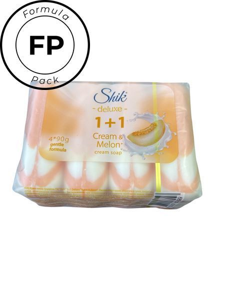 Крем мило туалетне Cream&Grapefruit 1+1 Deluxe Shik 4х90г 4823107607882 фото