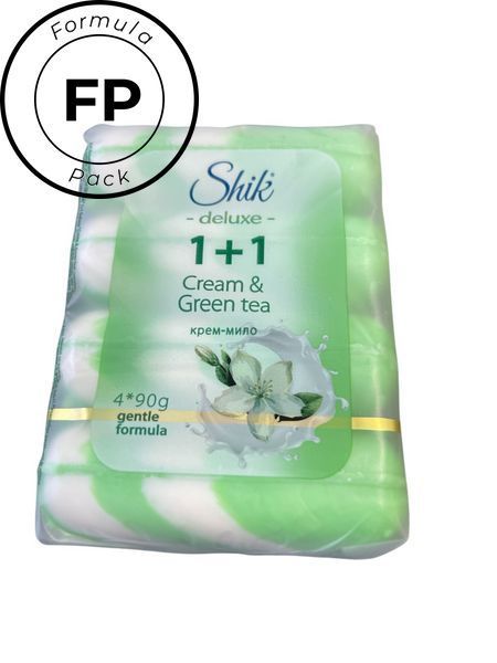 Крем мило туалетне Cream&Grapefruit 1+1 Deluxe Shik 4х90г 4823107607882 фото